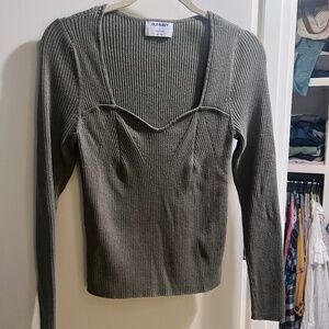 Old Navy Olive Green Sweater